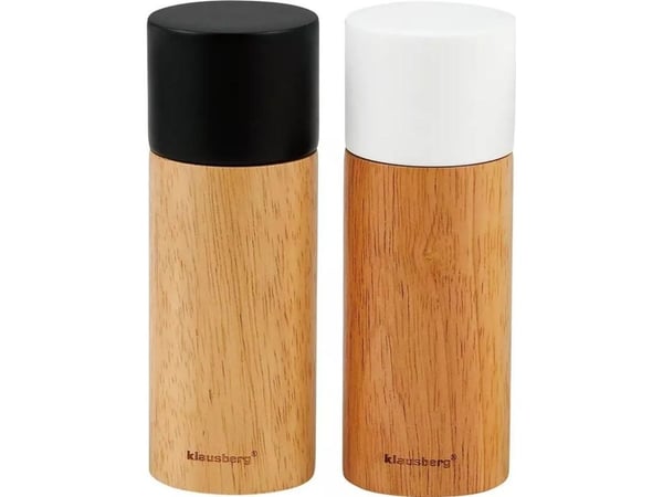 Krydderkvern Klausberg sett med 2 stk til salt og pepper KB-7559