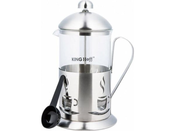 King Hoff stempelbrygger 0,80l glass kinghoff
