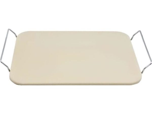 Brunbeste pizzastein 38 x 30 cm med stativ BB-2929