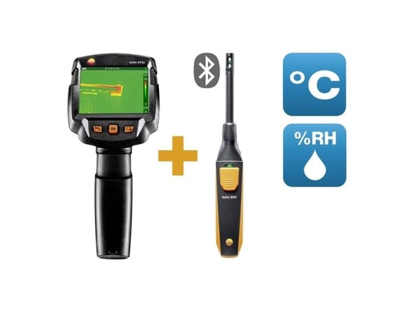 testo 872s Rakennusdiagnoosisarja Lämpökamera -30 - +650 °C 240 x 180 pikseliä 9 Hz (0560 8726)
