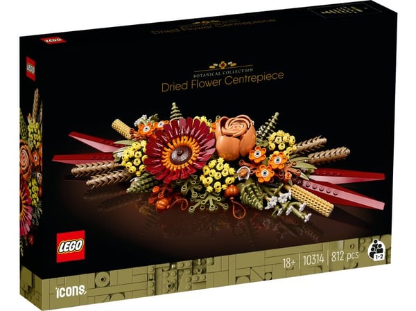 LEGO Botanicals 10314 Dekorasjon med tørkede blomster