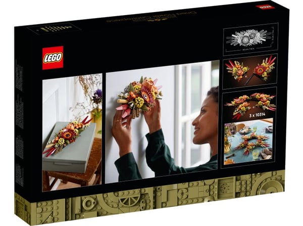 LEGO Botanicals 10314 Dekorasjon med tørkede blomster