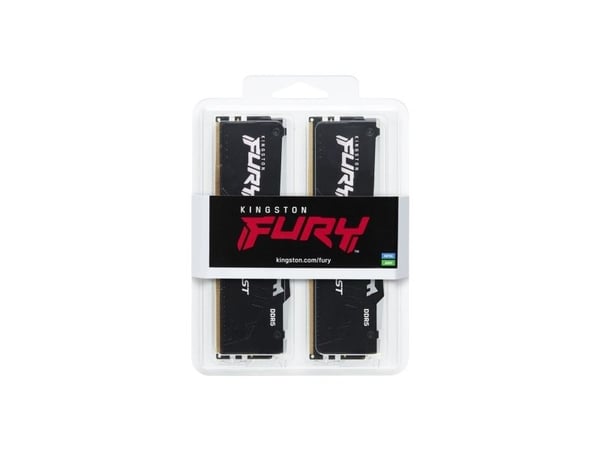 Kingston FURY Beast RGB - DDR5 - sats - 64 GB: 2 x 32 GB - DIMM 288-pin - 5600 MT/s / PC5-44800 - CL40 - 1.25 V - ej buffrad - on-die ECC