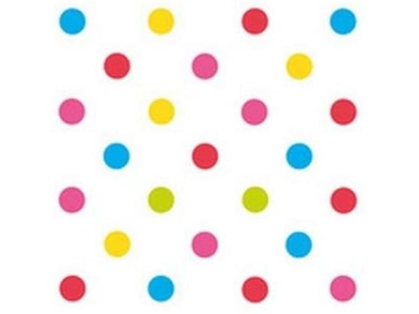 Servietter Susy Card - Mix it Dots - 33x33 cm - (20 stk.)