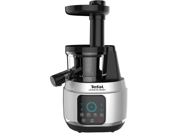 Tefal Juice & Clean ZC420E38 - Juicemaskin - 150 W - sølv/svart