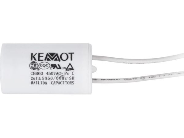 Kondensator 2uF 450V for enfasede motorer