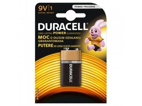 Duracell 6LR61, Engangsbatteri, 9V, Alkalinsk, 9 V, 1 stykker, Prismatisk