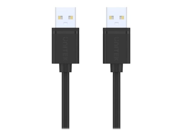 Unitek Y-C442GBK - USB-kabel - USB (hann) til USB (hann) - USB 2.0 - 1.5 m - svart