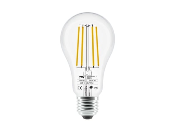 Lite Bulb Moments A60 2700-6500K E27 6W Klar glas filament Hvid atmosfære