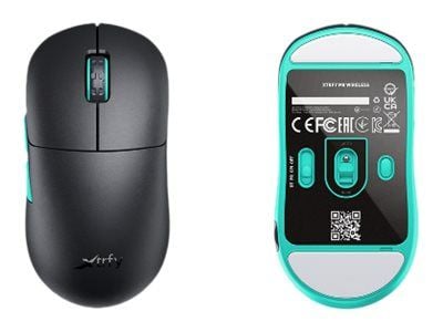 Xtrfy M8, Molempikätinen, Optinen, RF Wireless + USB Type-C, 26000 DPI, Musta