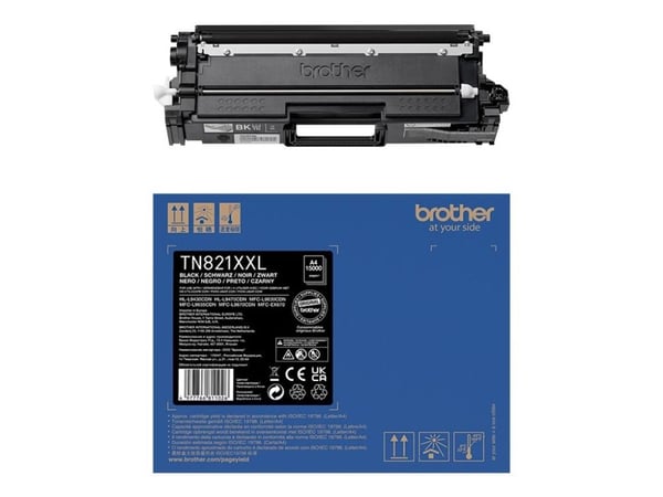 Brother TN-821XXLBK - Ultra High Yield - svart - original - tonerpatron