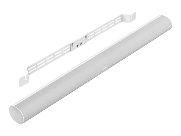 Flexson SAR-WM - Monteringssats (väggfäste) - för soundbar - höggradigt stål - vit - för Sonos Arc