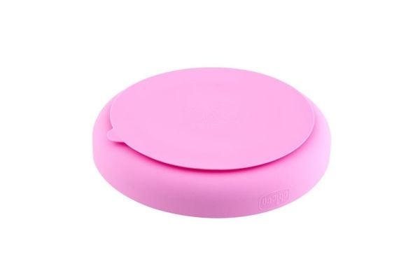 Chicco 00010216100000, Småbarnstallerken, Rosa, Silikon, Gutt/Jente, 1 år