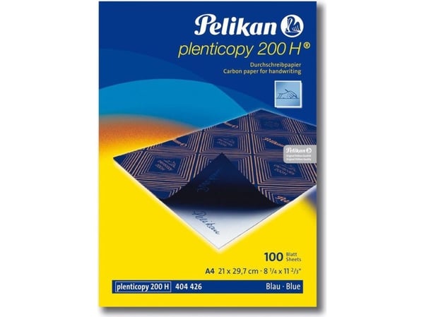 Karbonpapir A4 Pelikan Plenticopy 200 H - til håndskrift 200H (10 ark)