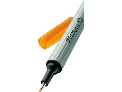 Pelikan 96, Oransje, Fint, Oransje, Sølv, Rund, Metall, 0,4 mm