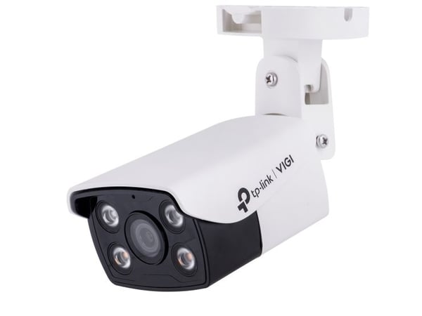 TP-Link VIGI C340, IP-sikkerhetskamera, Utendørs, Koblet med ledninger (ikke trådløs), Tak/vegg/stang, Sort, Hvit, Kule (form)