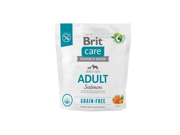 Brit Care Grain-free Adult Salmon &amp; Potato - koiran kuivaruoka - Peruna, lohi 1 kg