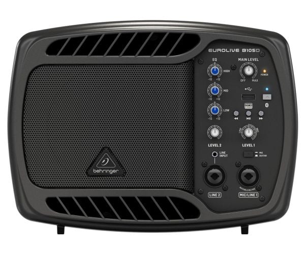 Behringer B105D, Koko alue, Langallinen & langaton, 50 W, musta