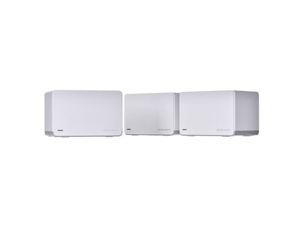 Mercusys Halo H70X V1 - Wi-Fi-system - (3 rutere) - inntil 6000 kvadratfot - maske 1GbE - Wi-Fi 6 - Dobbeltbånd (en pakke 3)