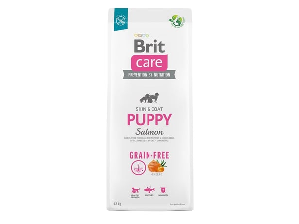 Brit Care Dog Grain-free Puppy, Salmon, 12 kg