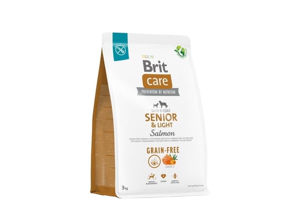 Brit BRIT CARE Grain-free Senior & Light Laks 3 kg