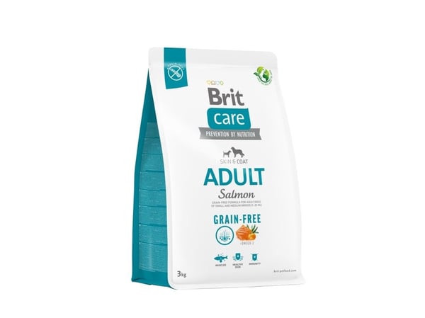 Brit tørrfôr Sucha karma for hund Grain-Free Adult Salmon 3 kg