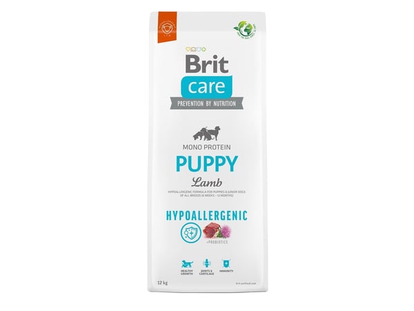 Brit Care Dog Hypoallergenic Puppy, Lamb, 12 kg