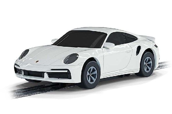 Micro Porsche 911 Turbo Car, hvit 1:64