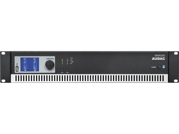 Audac SMA500 - Vahvistin - 2 x 500 Watt - musta