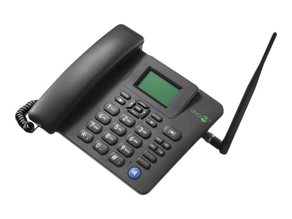 Doro 4100H, IP Phone, Musta, Johdollinen puhelin, 0,08 GB, 500 entries, Painikkeet
