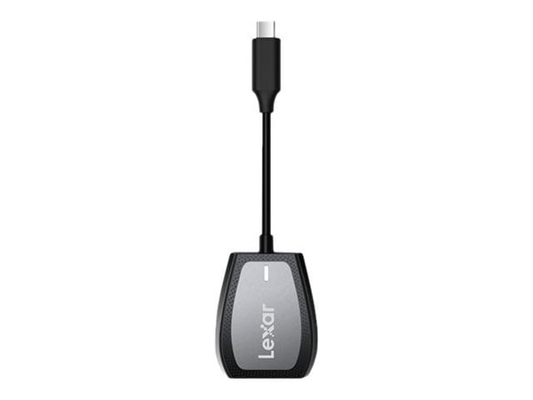 Lexar Professional - Kortleser - 2-i-1 (SD, microSD, microSDHC UHS-I, microSDHC UHS-II, microSDXC UHS-I, microSDXC UHS-II, SDHC UHS-I, SDHC UHS-II,...
