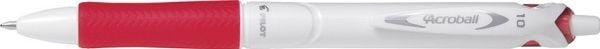 Pilot Acroball Pure White, Påfyllnadsbar, Röd