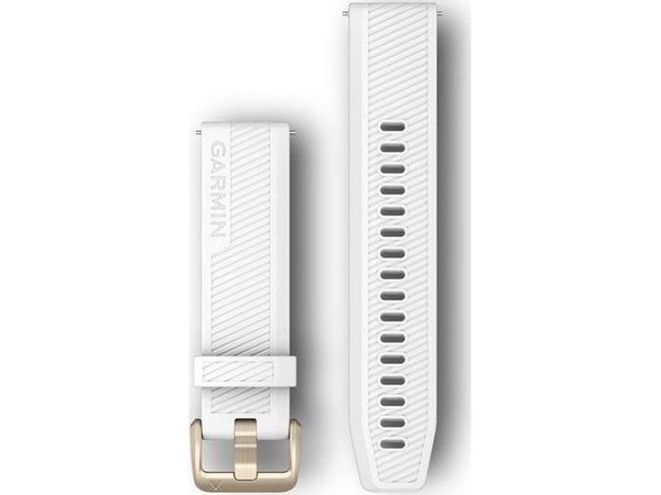 Garmin Quick Release, Band, Smartklokke, Hvit, Garmin, Approach® S40, Approach® S40 and CT10 Bundle, Forerunner® 245, Forerunner® 245 Music,..., Si...
