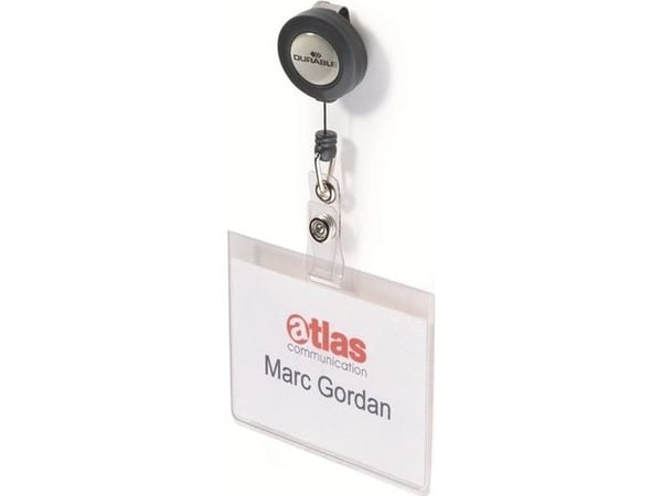 Durable ID-kort med trekkemekanisme (1 stk)