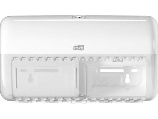 Tork 557000, Dispenser for toalettruller, Hvit, Plast, 286 mm, 153 mm, 158 mm