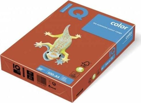IQ Color kopipapir ksero IQ Color A4 80 g teglrød 500 ark