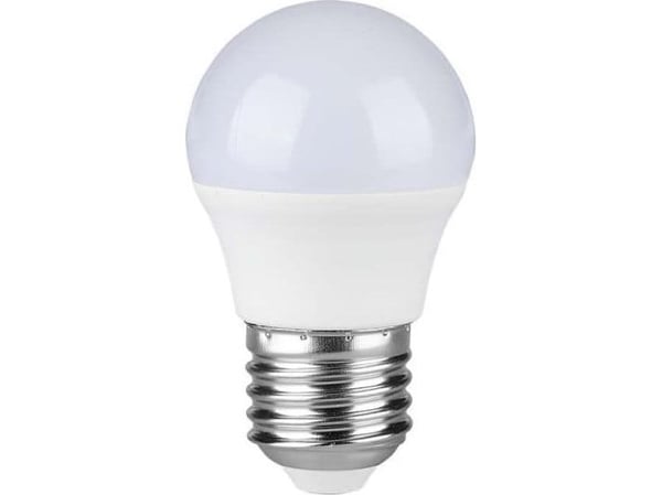 LED-pære 4,5W E27 G45 6500K 470lm 180 grader 217409