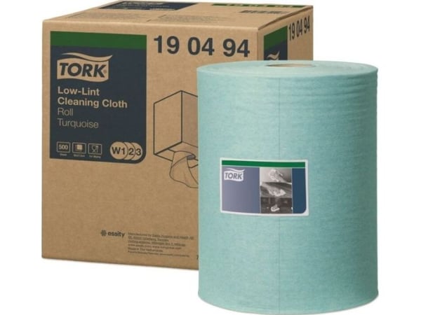 Aftørringsrulle Tork W1/W2 Sensitiv Industri 36x27.5 cm 180 m