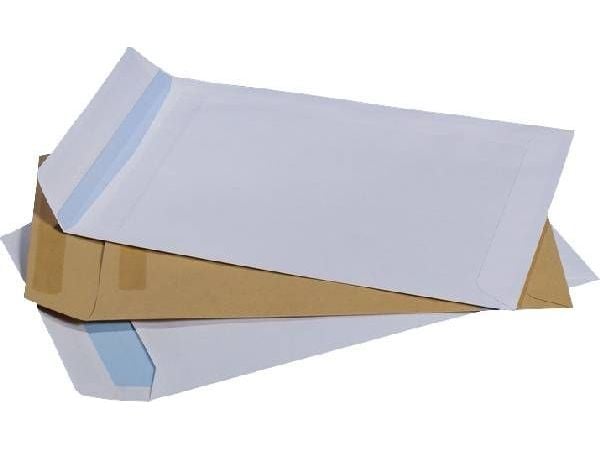 Herlitz B5 konvolutter (med rem) brun 500 stk.