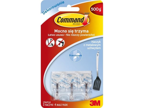 Herlitz COMMAND HOOKS 170674CLR + REIMMER (3+4)