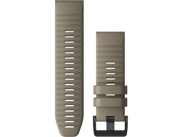 Garmin QuickFit - Klokkestropp for smart armbåndsur - mørk sandstein - for fenix 5X Plus; fenix 6X Pro, Pro Solar, Sapphire; Tactix Delta, Delta - ...