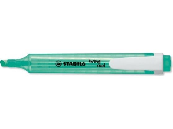 STABILO swing cool Pastel, 1 stykker, Turkis, Meisel tupp, Turkis, Hvit, 1 mm, 4 mm