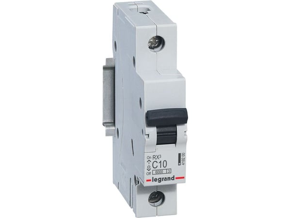 Automatsikring RX3 C 10A 1P, 1M, 6kA