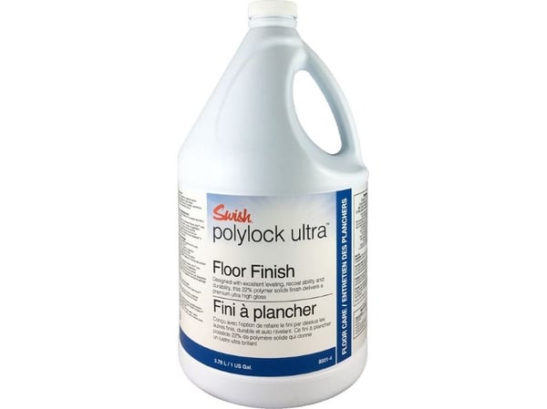 Swish Swish Poly Lock Ultra Floor Finish - kiiltävä polymeerinen suojapinnoite - 3,78 l