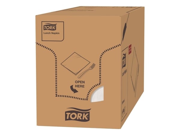 Tork lunchservett, vit