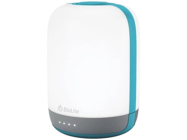 BioLite AlpenGlow 500, Batteridrevet campinglykt, Blå, Grå, Hvit, Hengeløkke, IPX4, 500 lm, LED