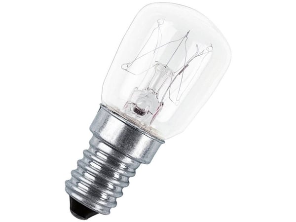 Ovn- Køleskabspære T26 E14 15W 230V mat