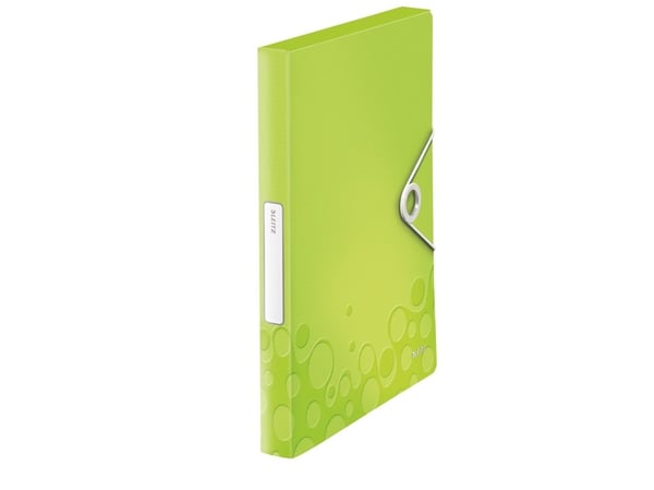 Leitz WOW - Boksfil - bokryggbredde: 30 mm - for A4 (210 x 297 mm) - kapasitet: 250 ark - grønn metallic