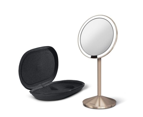 simplehuman ST3010, Frittstående, Rund, Rosegull, 10x, LED, Batteri