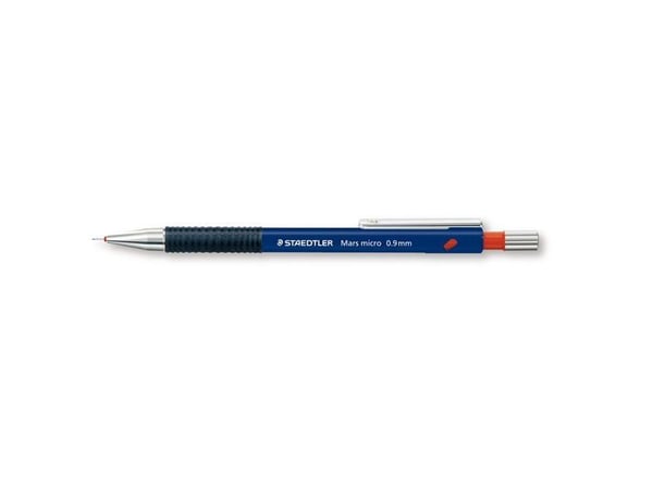 Staedtler Mars micro 775 0.9mm, 0,9 mm, B, Musta, Sininen, Oranssi, Musta, Metalli, 0,9 m